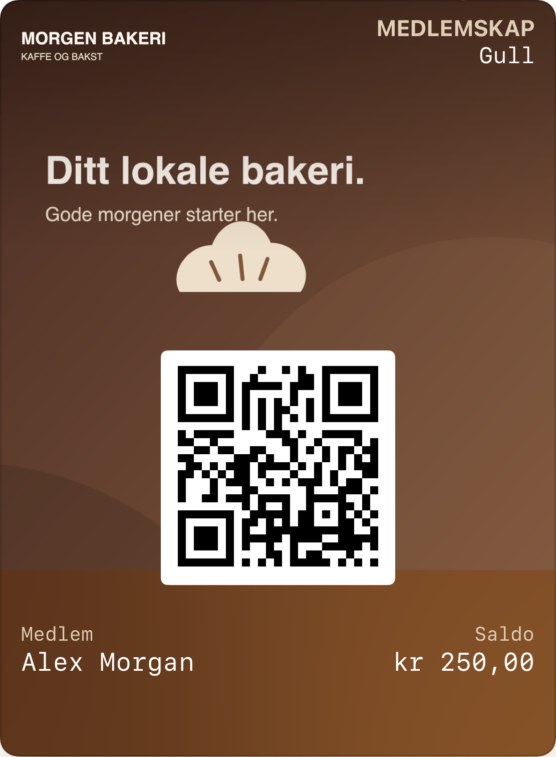 Medlemskort · Apple Wallet · Generisk kort